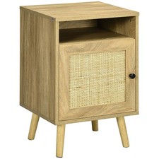 HOMCOM Bedside Table with