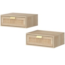 HOMCOM Floating Bedside Tables