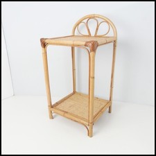 Vintage Bamboo Side Table