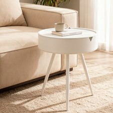 Bedside Table, Round Coffee