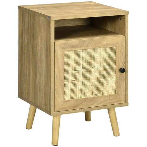 Homcom nightstand rattan - nightstand,,