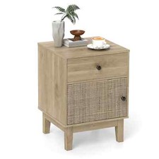 Modern Bedside Table Rattan