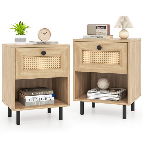 Set rattan nightstand - 2,