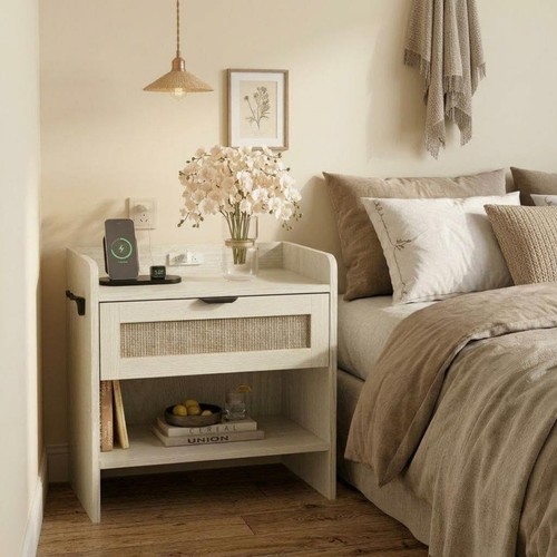 Rattan nightstands with - rattan,