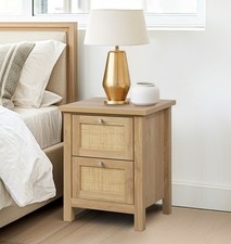 Bedside Table, Oak Effect